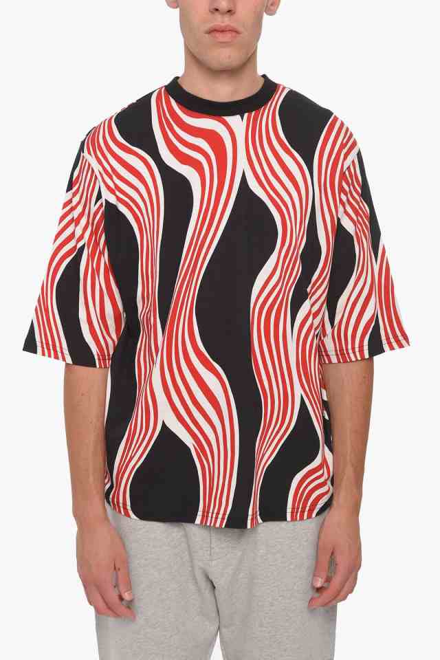 MONCLER モンクレール トップス 8C00003829JS999 メンズ MONCLER 1 X JW ANDERSON ABSTRACT  PATTERNED COTTON T-SHIRT 【関税・送料無料｜au PAY マーケット