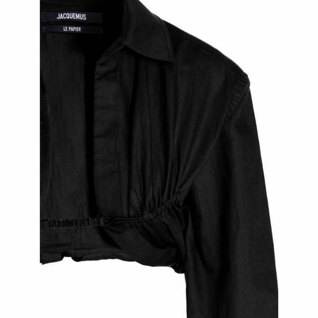 JACQUEMUS ジャックムス Black Machou' shirt シャツ レディース 秋冬