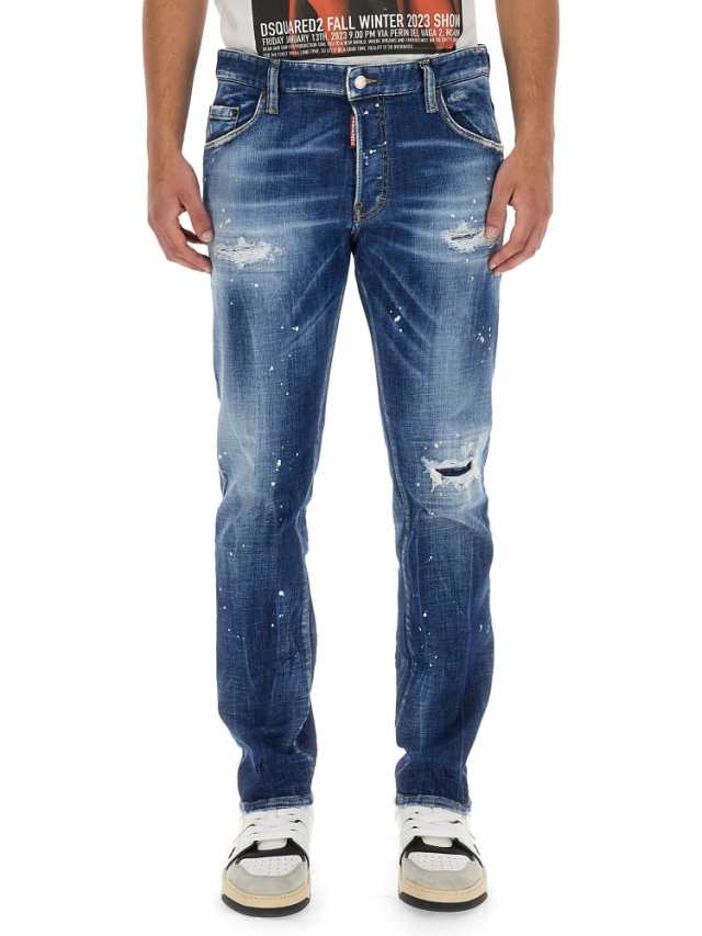 DSQUARED2 ディースクエアード Blu denim デニム メンズ 秋冬2023 S74LB1328S30872 470  【関税・送料無料】【ラッピング無料】 ia｜au PAY マーケット