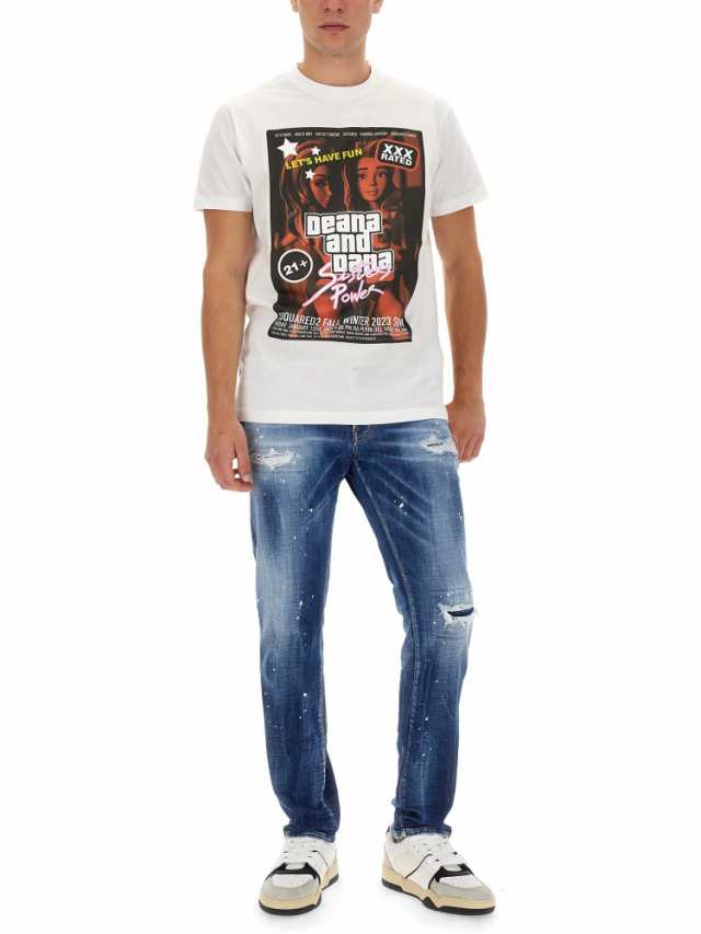 DSQUARED2 ディースクエアード Blu denim デニム メンズ 秋冬2023 S74LB1328S30872 470  【関税・送料無料】【ラッピング無料】 ia｜au PAY マーケット