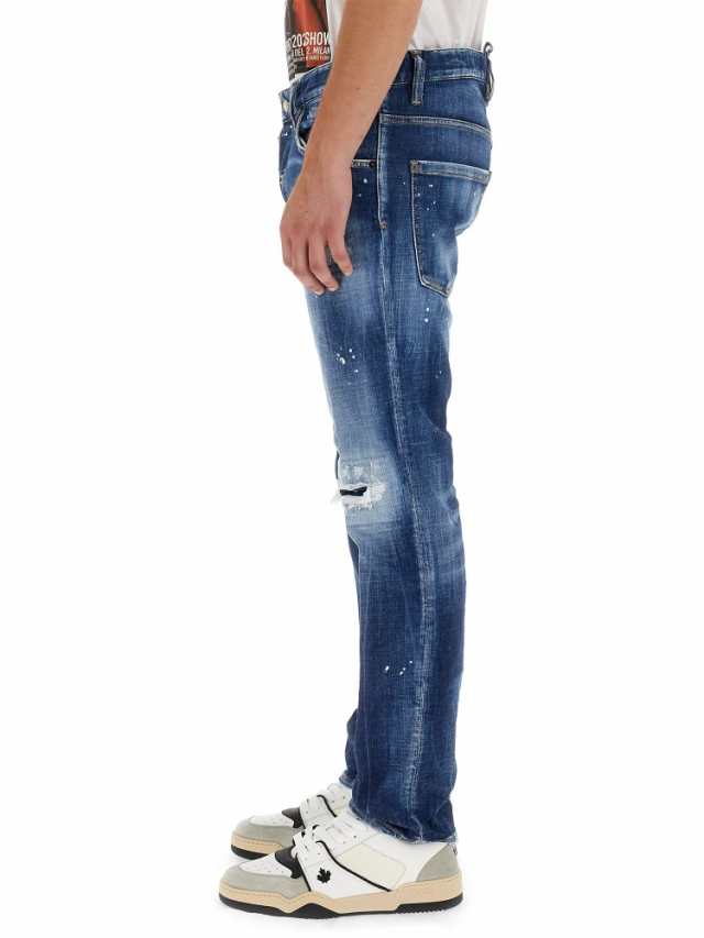 DSQUARED2 ディースクエアード Blu denim デニム メンズ 秋冬2023 S74LB1328S30872 470  【関税・送料無料】【ラッピング無料】 ia｜au PAY マーケット