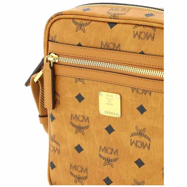 MCM エムシーエム Marrone Mcm visetos-motif klassik crossbody bag