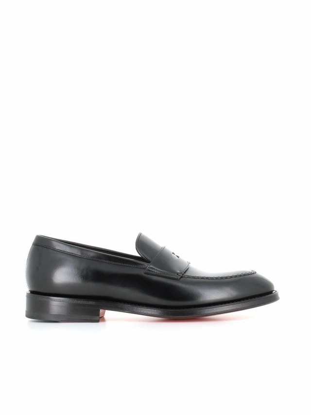 SANTONI サントーニ ブラック Black ローファー メンズ 秋冬2023 MCJS18645PB1HOBRN01 BLACK  【関税・送料無料】【ラッピング無料】 ia｜au PAY マーケット