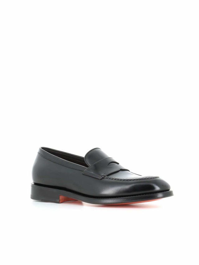 SANTONI サントーニ ブラック Black ローファー メンズ 秋冬2023 MCJS18645PB1HOBRN01 BLACK  【関税・送料無料】【ラッピング無料】 ia｜au PAY マーケット