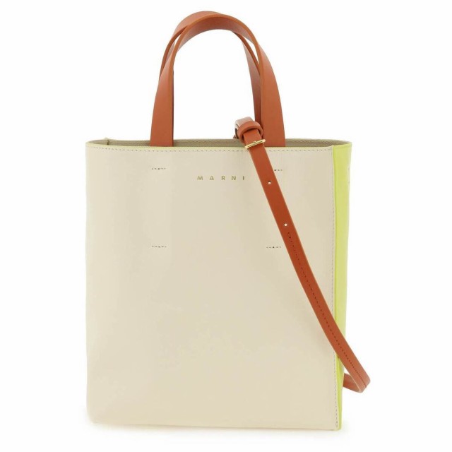 MARNI マルニ Colori misti Marni mini museo soft shopping bag