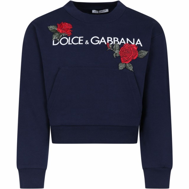 DOLCE＆GABBANA ドルチェ＆ガッバーナ ブルー Blue トップス ガールズ 秋冬2023 L5JW9A G7J7V B0065  【関税・送料無料】【ラッピング無料｜au PAY マーケット