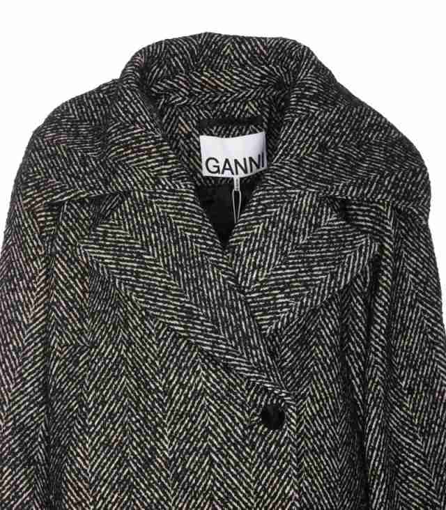 GANNI ガニー グレー Grey コート レディース 秋冬2023 F8314 099