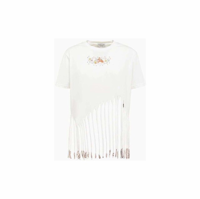 COLLINA STRADA コリーナストラーダ WHITE Tシャツ レディース 秋冬