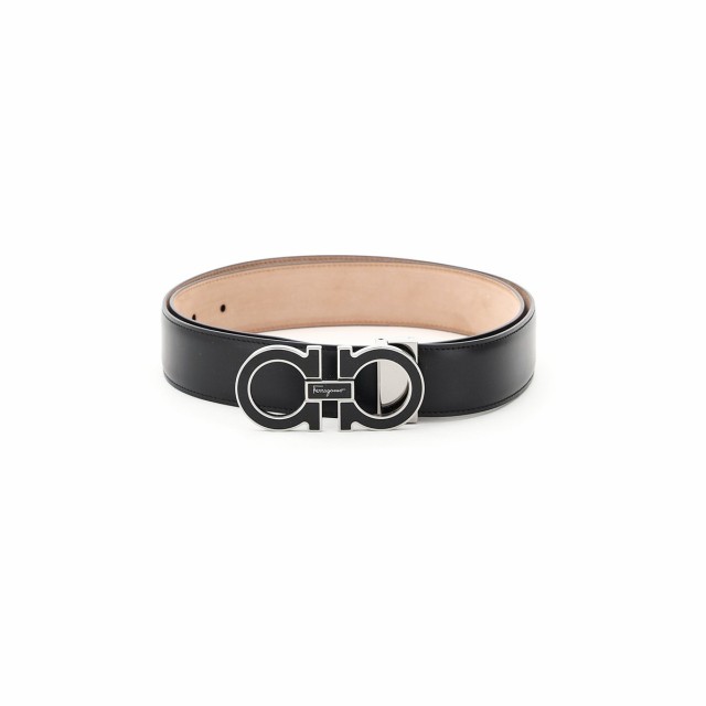 salvatore ferragamo gancini leather belt