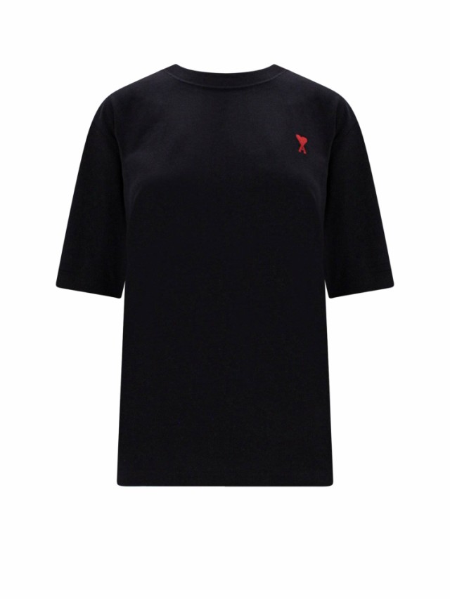 AMI ALEXANDRE MATTIUSSI アミ アレクサンドル マテュッシ ブラック BLACK Tシャツ メンズ 秋冬2023  BFUTS005.726 001 【関税・送料無料｜au PAY マーケット