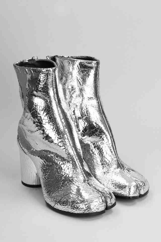 MAISON MARGIELA メゾン マルジェラ シルバー silver ブーツ レディース 秋冬2023 S58WU0260P5016 T9002  【関税・送料無料】【ラッピング｜au PAY マーケット