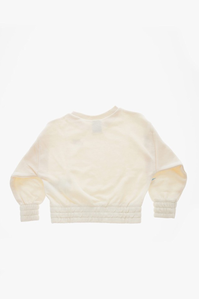 NIKE KIDS ナイキ Beige ジャケット 36K590-W5T ガールズ CREWNECK SWEATSHIRT WITH ELASTIC  BAND ON THE BOTTOM 【関税・送料無料】【ラ｜au PAY マーケット