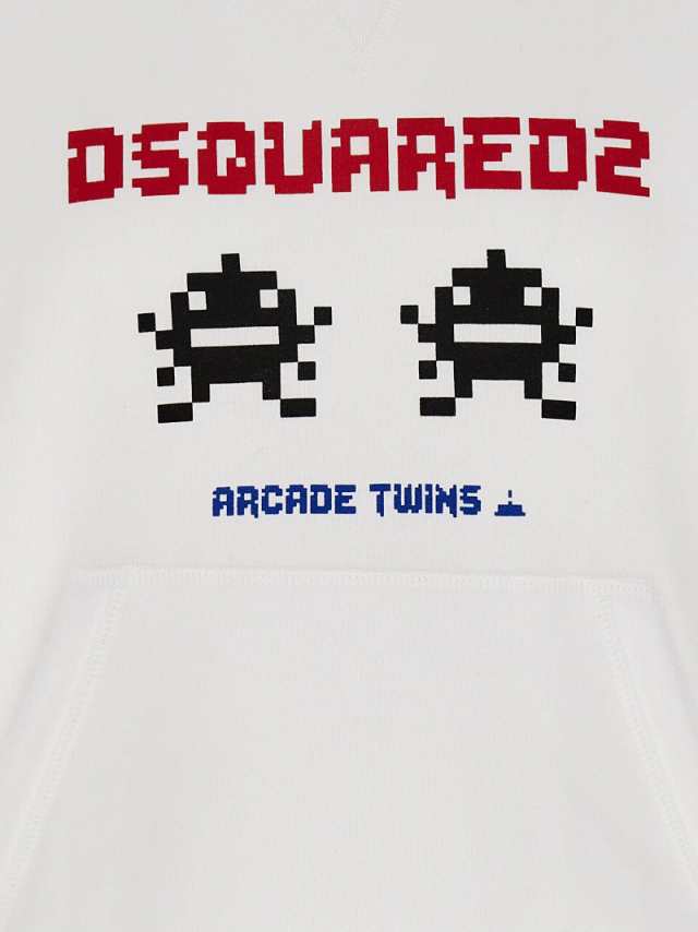 DSQUARED2 ディースクエアード ホワイト White トレーナー メンズ 秋冬