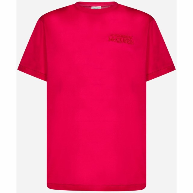 ALEXANDER MCQUEEN アレキサンダー マックイーン ピンク Fuxia Tシャツ