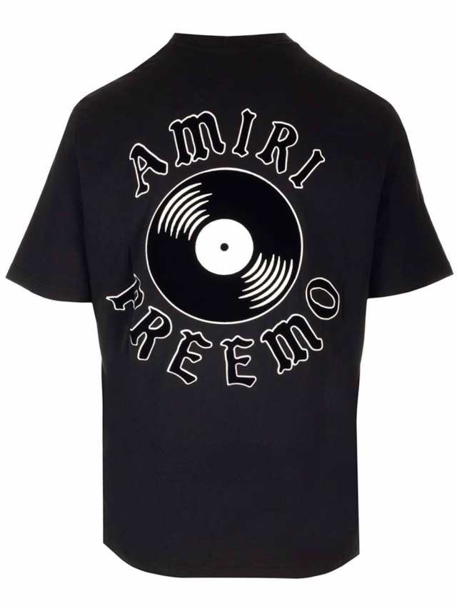 AMIRI アミリ ブラック Black Tシャツ メンズ 秋冬2023 AW23MJG009001