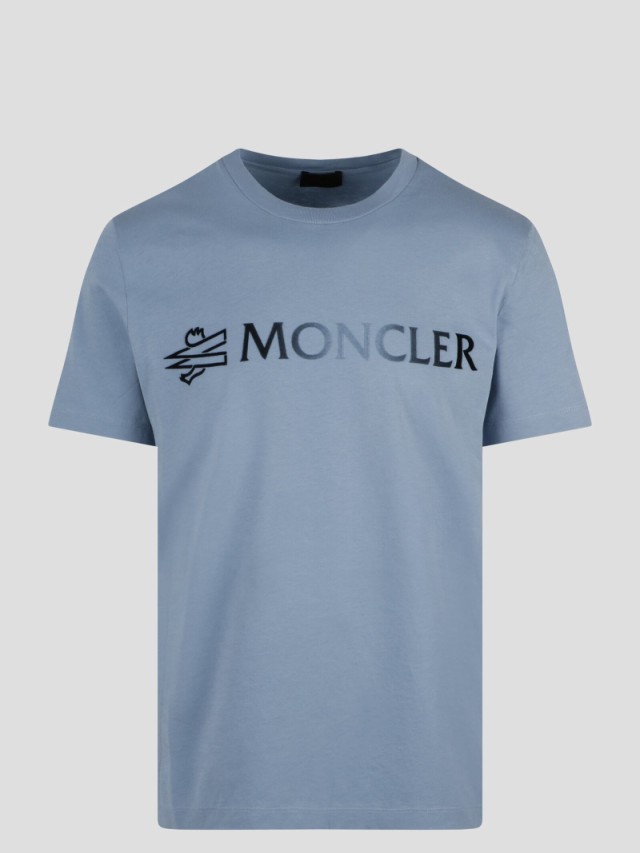 MONCLER モンクレール Blue Tシャツ メンズ 秋冬2023 8C000.16.89A17