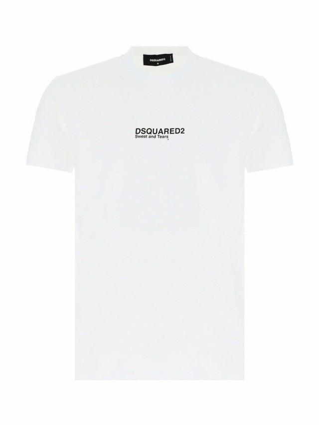 DSQUARED2 ディースクエアード White Tシャツ メンズ 秋冬2023