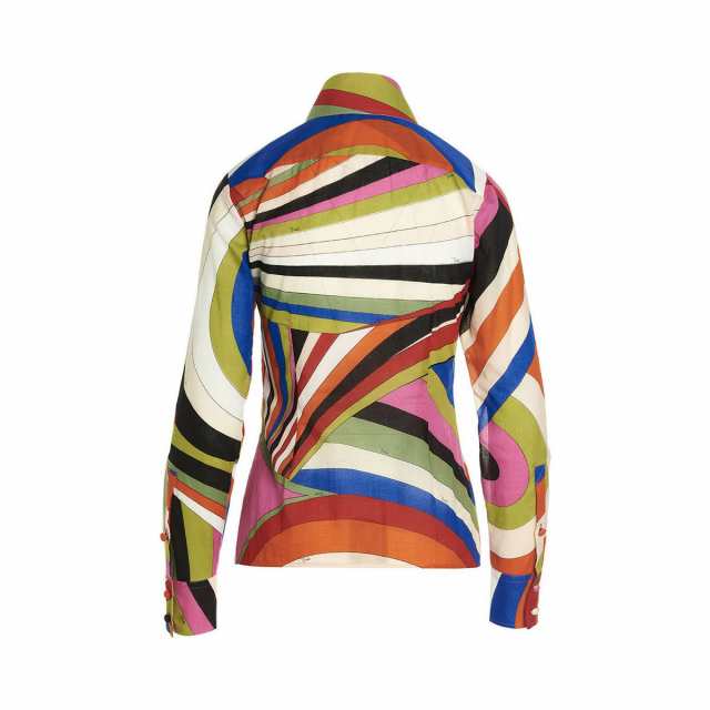 EMILIO PUCCI エミリオ プッチ Multicolor Printed shirt シャツ レディース 春夏2023  3ERJ063E784037 【関税・送料無料】【ラッピング無｜au PAY マーケット
