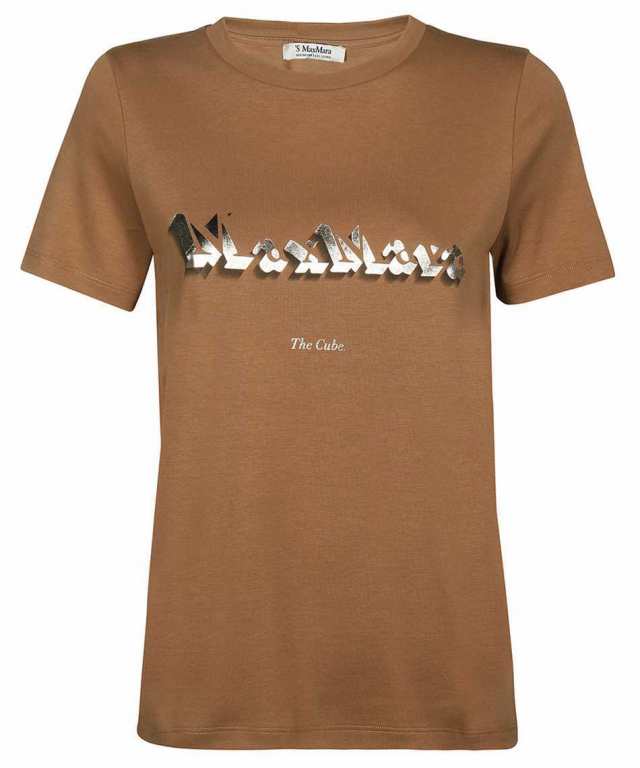 MAX MARA マックス マーラ ブラウン brown Tシャツ レディース 春夏