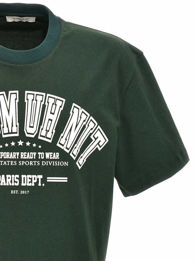 IH NOM UH NIT インノミネイト グリーン Green Tシャツ メンズ 秋冬