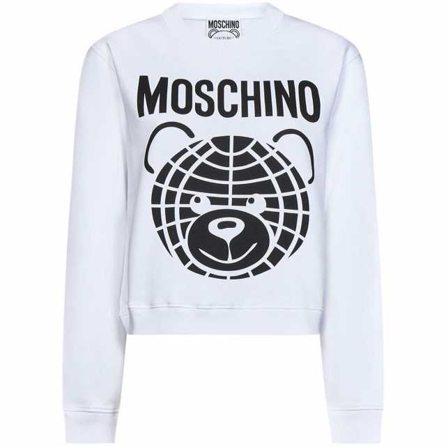 MOSCHINO モスキーノ ホワイト White トレーナー レディース 春夏2023