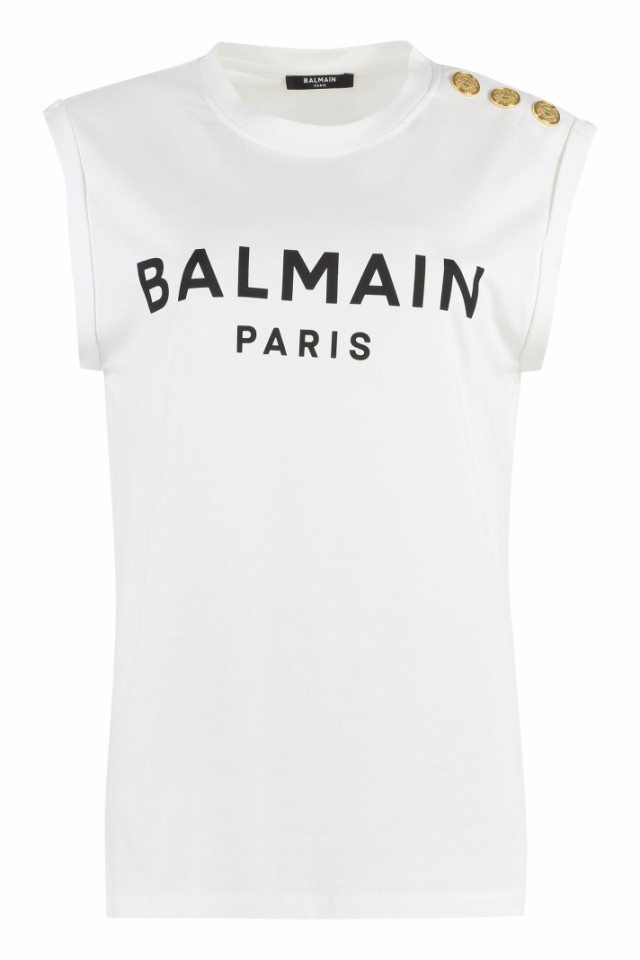 BALMAIN バルマン ホワイト White トップス レディース 秋冬2023