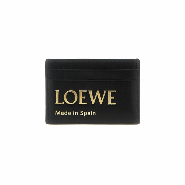 LOEWE ロエベ Black Logo print card holder 財布 レディース 秋冬2023