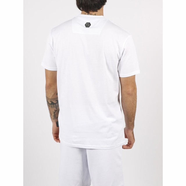 PHILIPP PLEIN フィリップ プレイン White Tシャツ メンズ 春夏2023