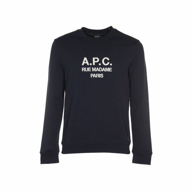 A.P.C. アーペーセー メンズ ブラックスウェットトレーナ イタリア正規品 COEZD H27500 新品 ブラック