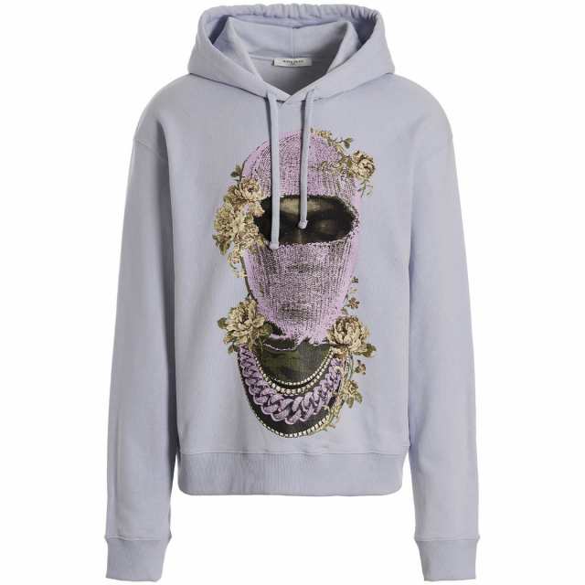 IH NOM UH NIT インノミネイト Purple Mask Roses ＆ Logo hoodie トレーナー メンズ 春夏2023  NUS23243D35 【関税・送料無料】【ラッピ｜au PAY マーケット