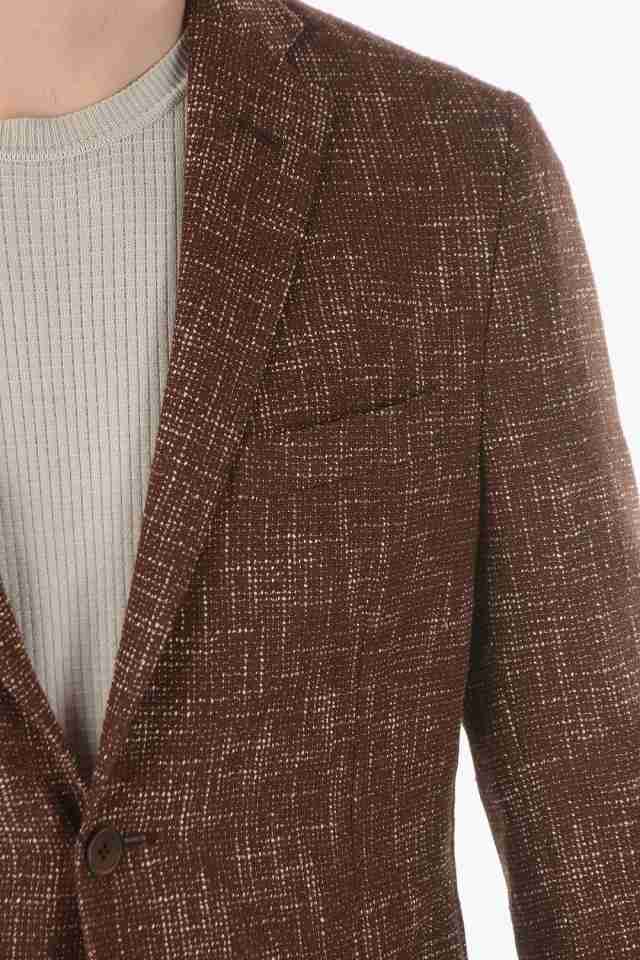 お取引 CORNELIANI コルネリアーニ Brown ジャケット 85XY73 0118350 071 メンズ SIDE VENTS NOTCH  LAPEL GATE 2-BUTTON BLAZER 【ラッピング無料】 dk