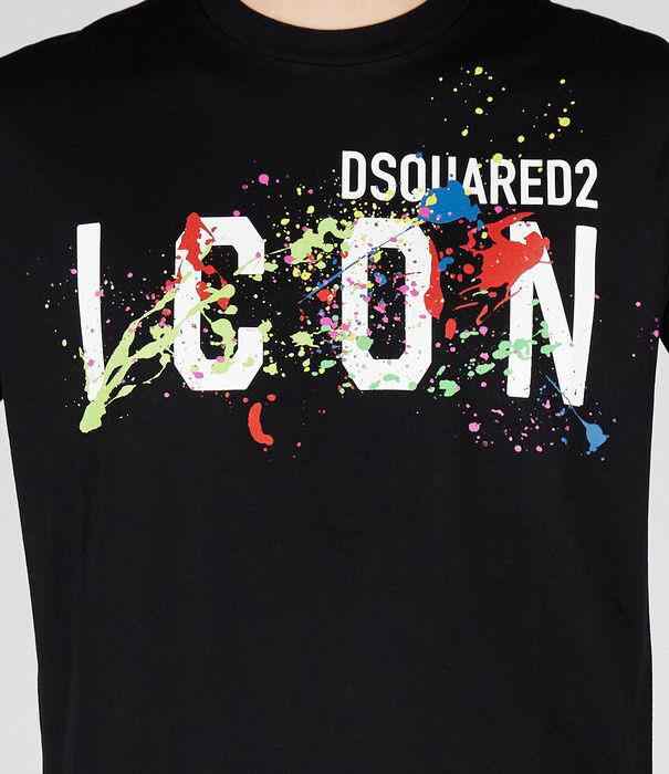 DSQUARED2 ディースクエアード ブラック Black Tシャツ メンズ 秋冬