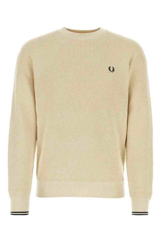 FRED PERRY フレッド ペリー ベージュ Beige ニットウェア メンズ 秋冬2023 K6507 691  【関税・送料無料】【ラッピング無料】 ia｜au PAY マーケット