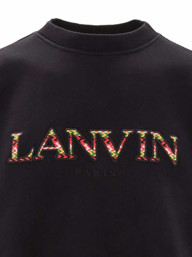 LANVIN ランバン Black トレーナー メンズ 秋冬2023 RMSS0004J209 10