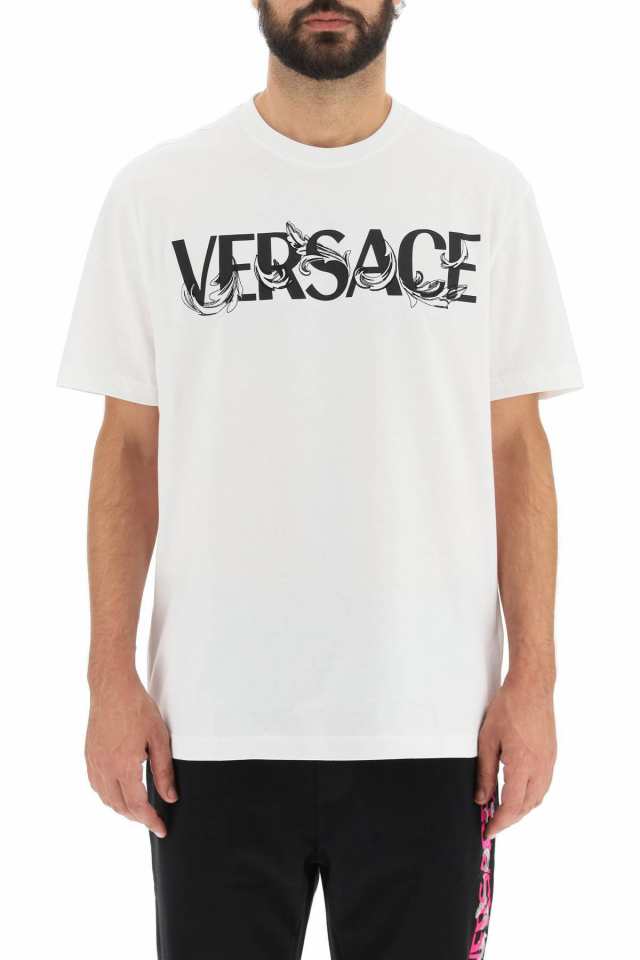 VERSACE ヴェルサーチ Tシャツ メンズ 秋冬2023 1006974 1A04949 1W010