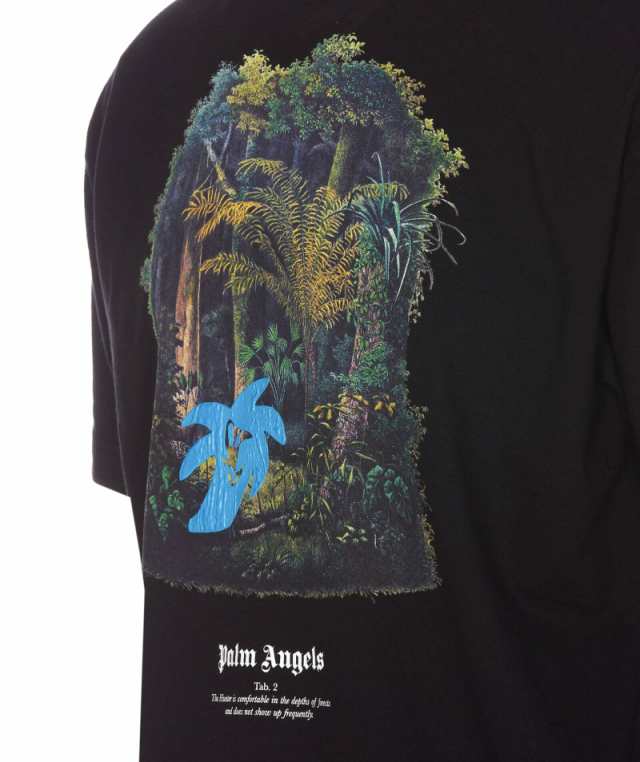 PALM ANGELS パーム エンジェルス Tシャツ メンズ 秋冬2023 PMAA001E23JER004 1040 BLACK LIGHT  【関税・送料無料】【ラッピング無料】 i｜au PAY マーケット