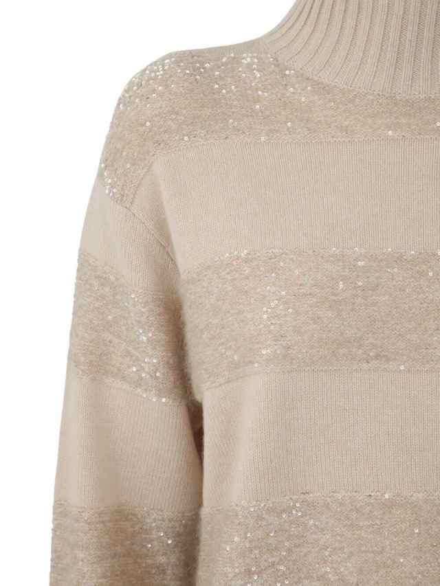 BRUNELLO CUCINELLI ブルネロクチネリ Beige Stracciatella Seashell ニットウェア レディース  秋冬2023 M16702104 CLS40 BEIGE STRACCIAの通販はau PAY マーケット BRANDSHOP・クラージュ  au PAY マーケット－通販サイト