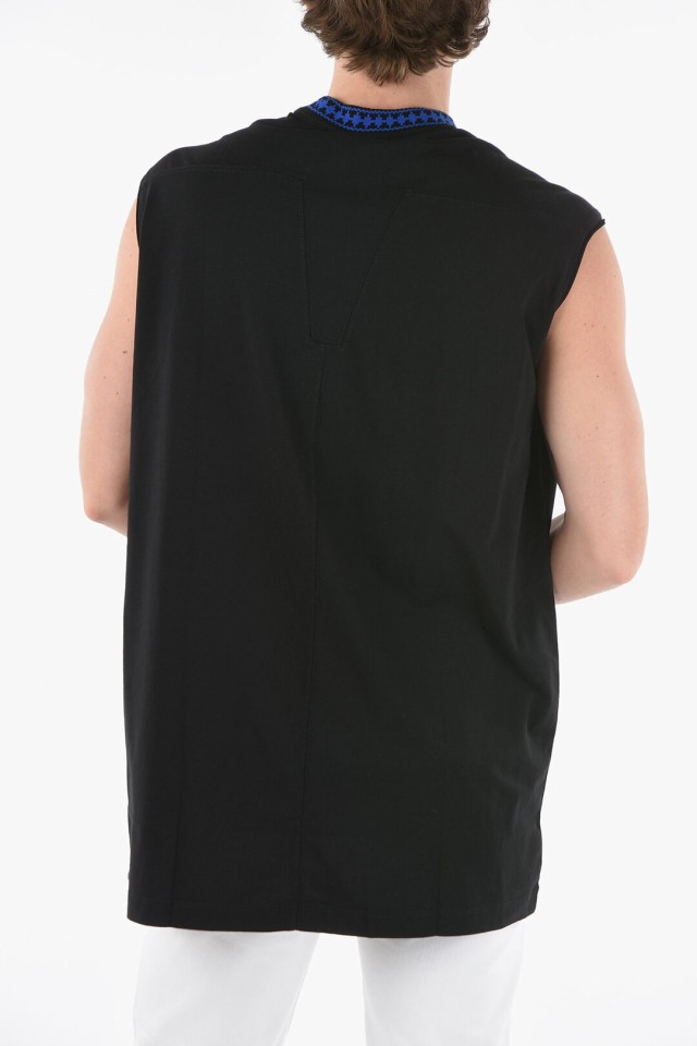 MARCELO BURLON マルセロ バーロン Black トップス CMAC022S21JER0011045 メンズ LOGOED CROSS  COLLAR COTTON TANK TOP 【関税・送料無料｜au PAY マーケット