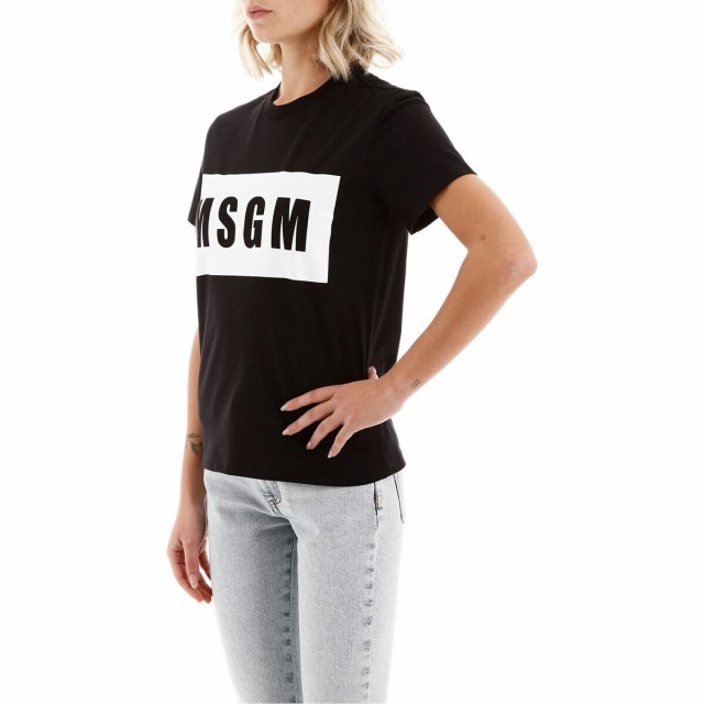 MSGM エムエスジーエム Colori misti Msgm box logo t-shirt トップス