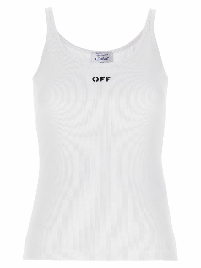 OFF WHITE オフホワイト ホワイト Bianco トップス レディース 秋冬2023 OWAD072F23JER001 0110  【関税・送料無料】【ラッピング無料】 i｜au PAY マーケット