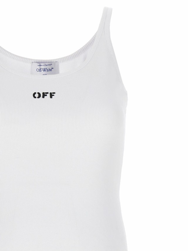 OFF WHITE オフホワイト ホワイト Bianco トップス レディース 秋冬2023 OWAD072F23JER001 0110  【関税・送料無料】【ラッピング無料】 i｜au PAY マーケット