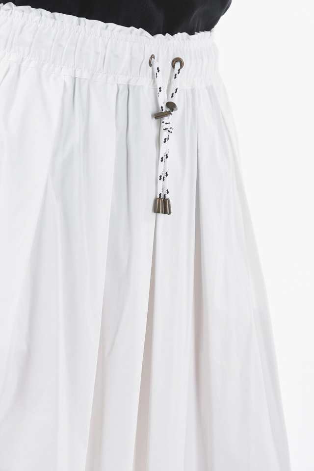 WOOLRICH ウールリッチ White スカート COWWGON0331TE05 8641 レディース DRAWSTRING WAIST  FLARED SKIRT 【関税・送料無料】【ラッピン｜au PAY マーケット