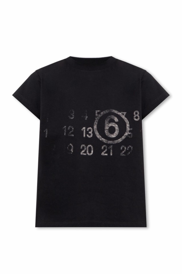 MM6 MAISON MARGIELA エムエム6 メゾン マルジェラ ブラック BLACK Tシャツ レディース 秋冬2023 S24642  S62GD0178 900 【関税・送料無料｜au PAY マーケット