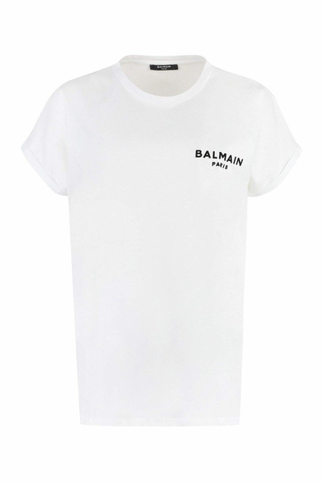 BALMAIN バルマン White Tシャツ レディース 秋冬2023 BF1EF010BB01_GAB 【関税・送料無料】【ラッピング無料】  ia｜au PAY マーケット