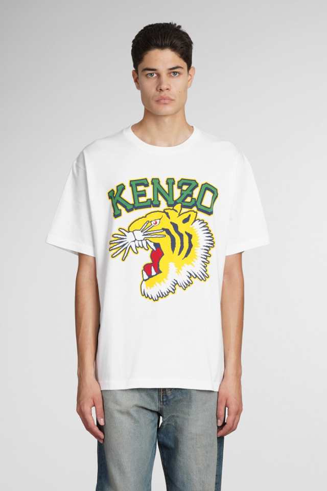 KENZO ケンゾー ホワイト white Tシャツ メンズ 秋冬2023 FD65TS0084SG02 【関税・送料無料】【ラッピング無料】  ia｜au PAY マーケット