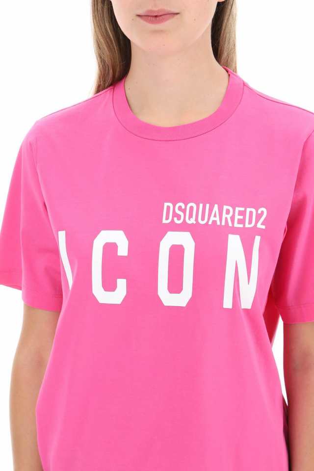 DSQUARED2 ディースクエアード ピンク PINK Tシャツ レディース 秋冬