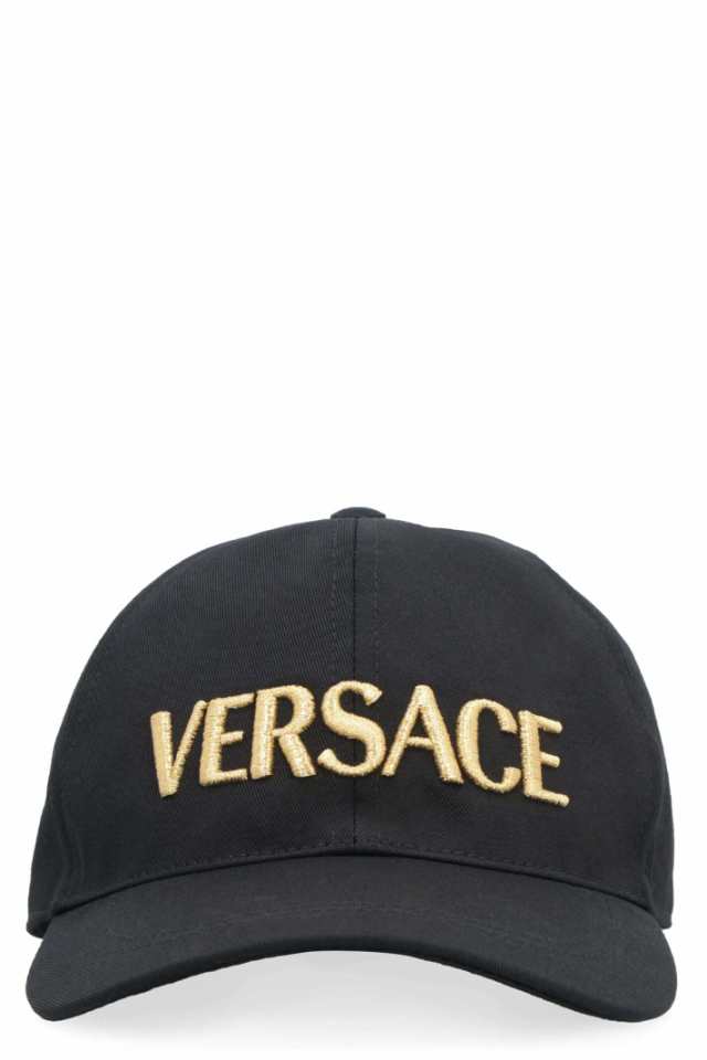 VERSACE ヴェルサーチ ブラック black 帽子 メンズ 春夏2023