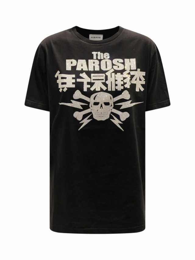 PAROSH パロシュ ブラック BLACK Tシャツ レディース 秋冬2023 D110041 【関税・送料無料】【ラッピング無料】 ia｜au  PAY マーケット