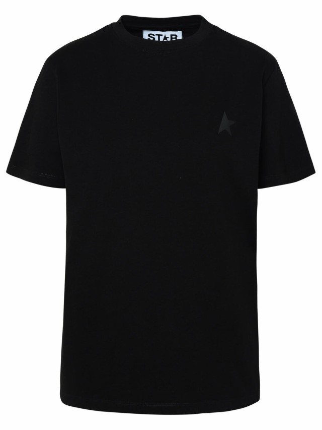 GOLDEN GOOSE ゴールデン グース デラックス ブランド ブラック Black Tシャツ レディース 秋冬2023  GWP01220.P00059390100 【関税・送料｜au PAY マーケット