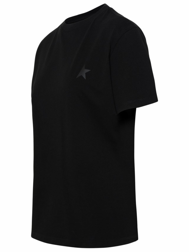 GOLDEN GOOSE ゴールデン グース デラックス ブランド ブラック Black Tシャツ レディース 秋冬2023  GWP01220.P00059390100 【関税・送料｜au PAY マーケット